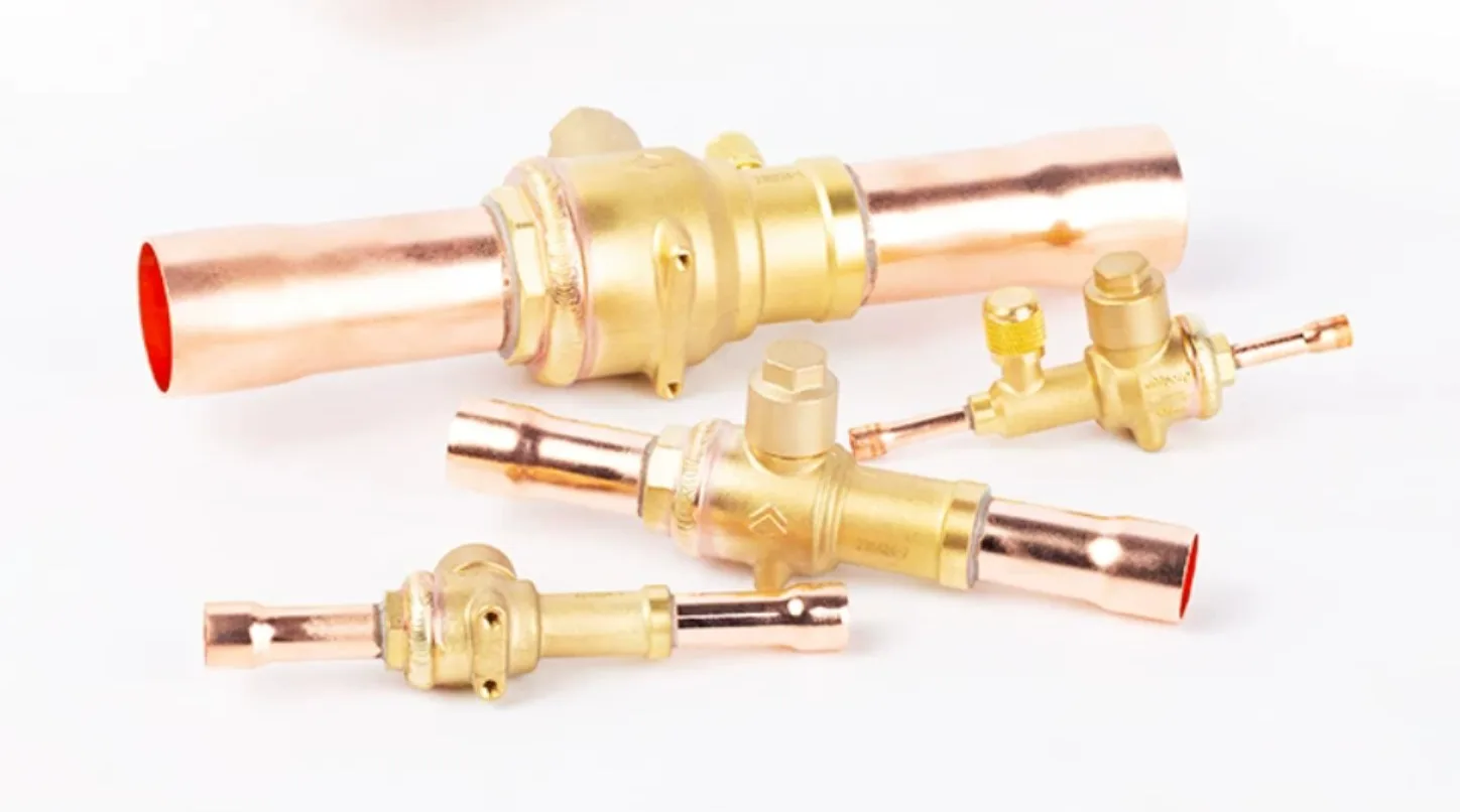 6-54mmWelding port Refrigerant Ball Valve QFT-6/10V/12/19/28 Refrigerant Cut-off Valve for Air Conditioning Heat Pump
