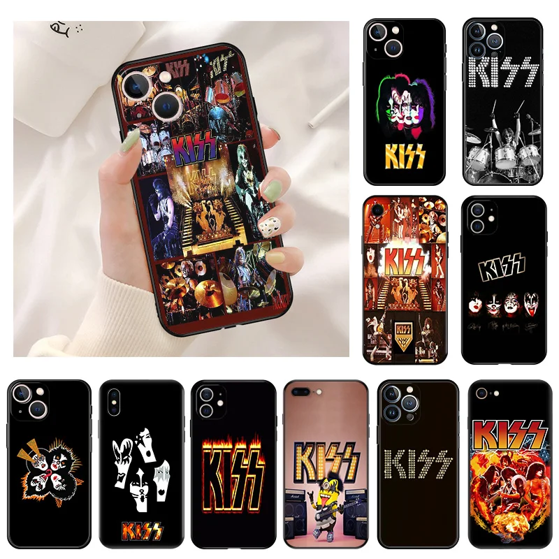 Silikon schwarz Handy hüllen für iPhone 16 Pro Max 7 8 14 15 plus se xr 11 12 13 Mini 15pro