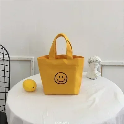 AYD-01 Mini Bolso de compras con cara sonriente para Mujer, Bolso para teléfono móvil a la moda, Bolso pequeño informal para Mujer, Bolso Grande para Mujer