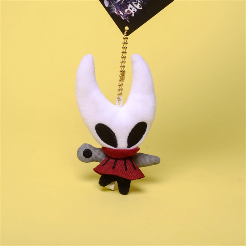 9cm Game Hollow Knight Cosplay Doll Plush Dolls Kids Gift Keychain Pendant Accessories