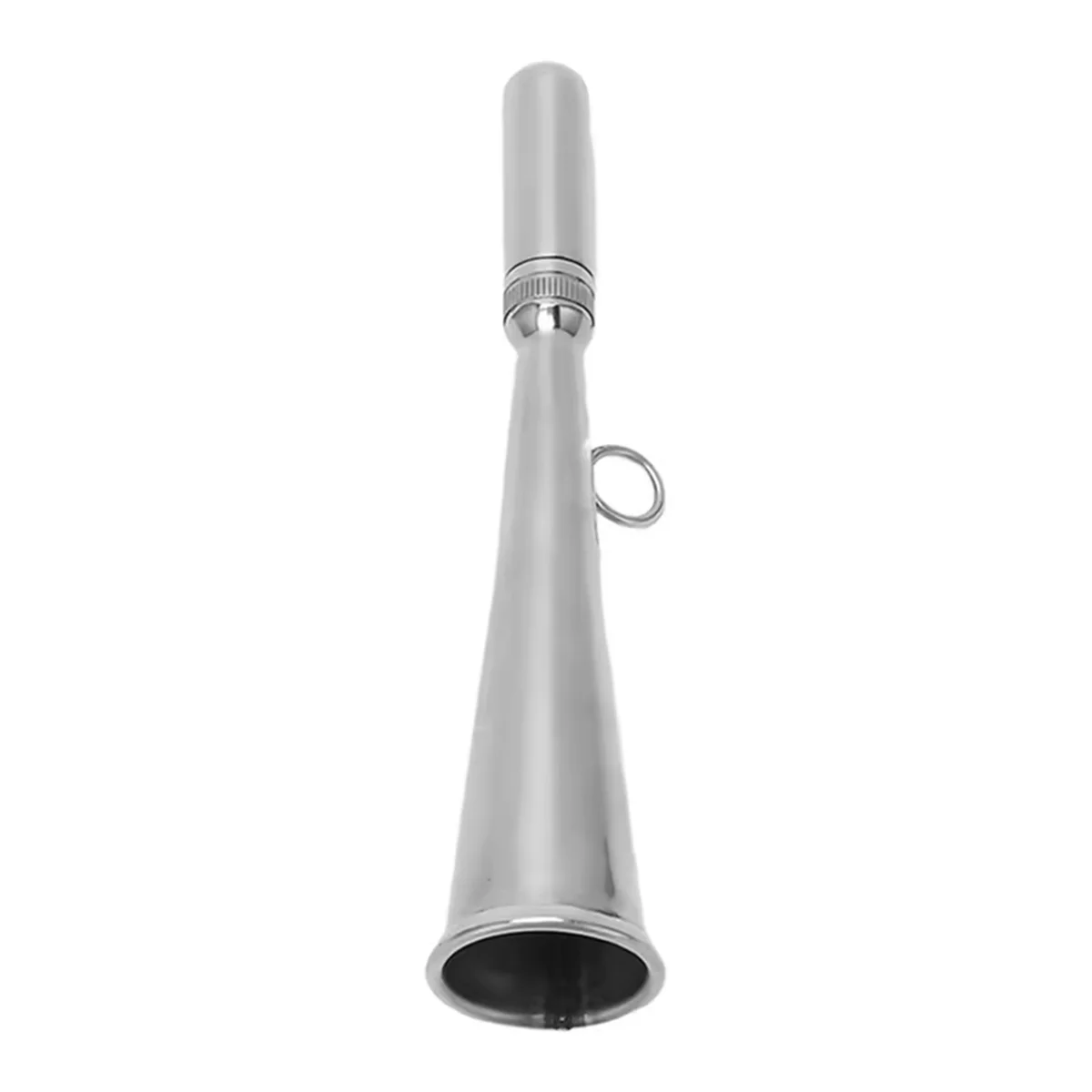 

Popular_Ручной противотуманный рожок из нержавеющей стали, съемный мундштук Foghorn