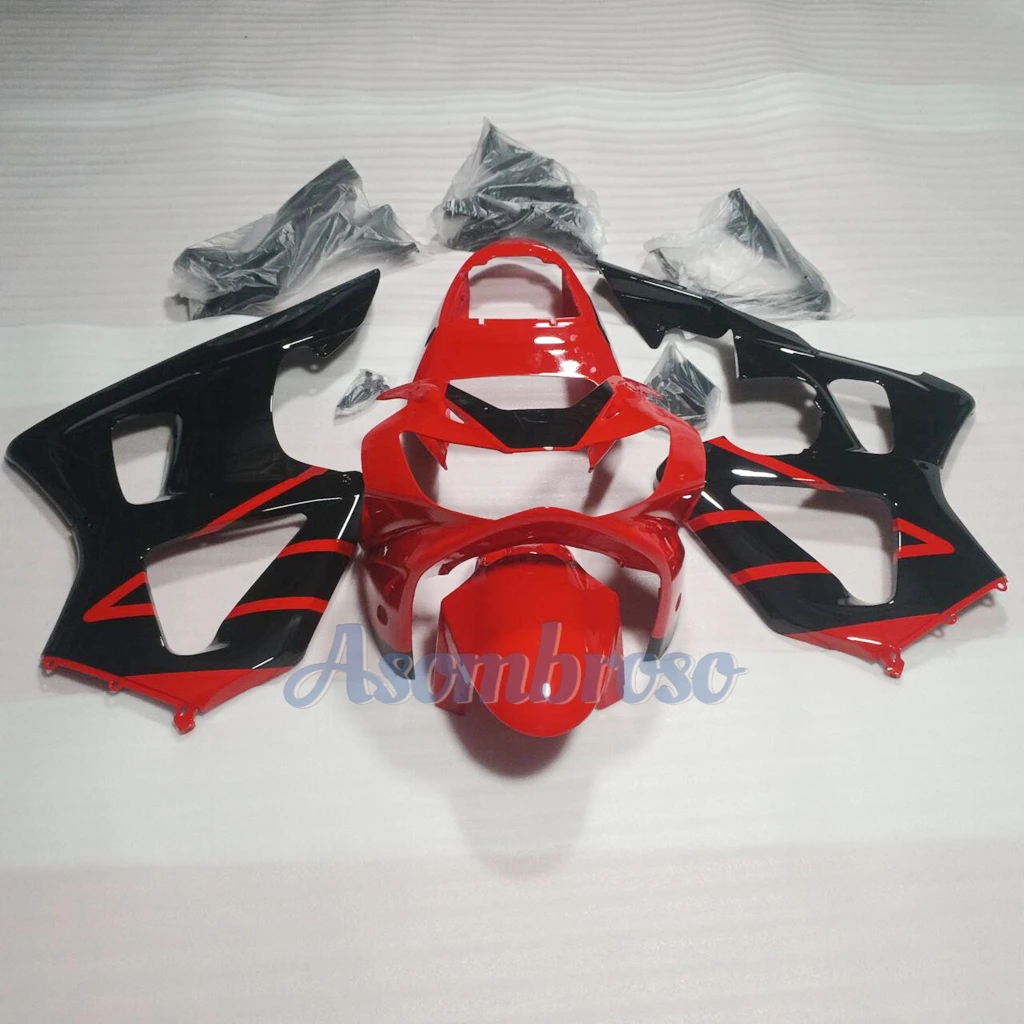 

Новый комплект обвеса для мотоциклов CBR929RR 2000, CBR900 2001, 929rr 00 01, красно-черный цвет.