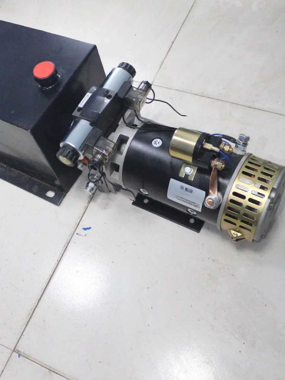 

JJtool partsForklift Tailboard Remote Control Double Acting Hydraulic Station DC Electric Oil Pump Motor