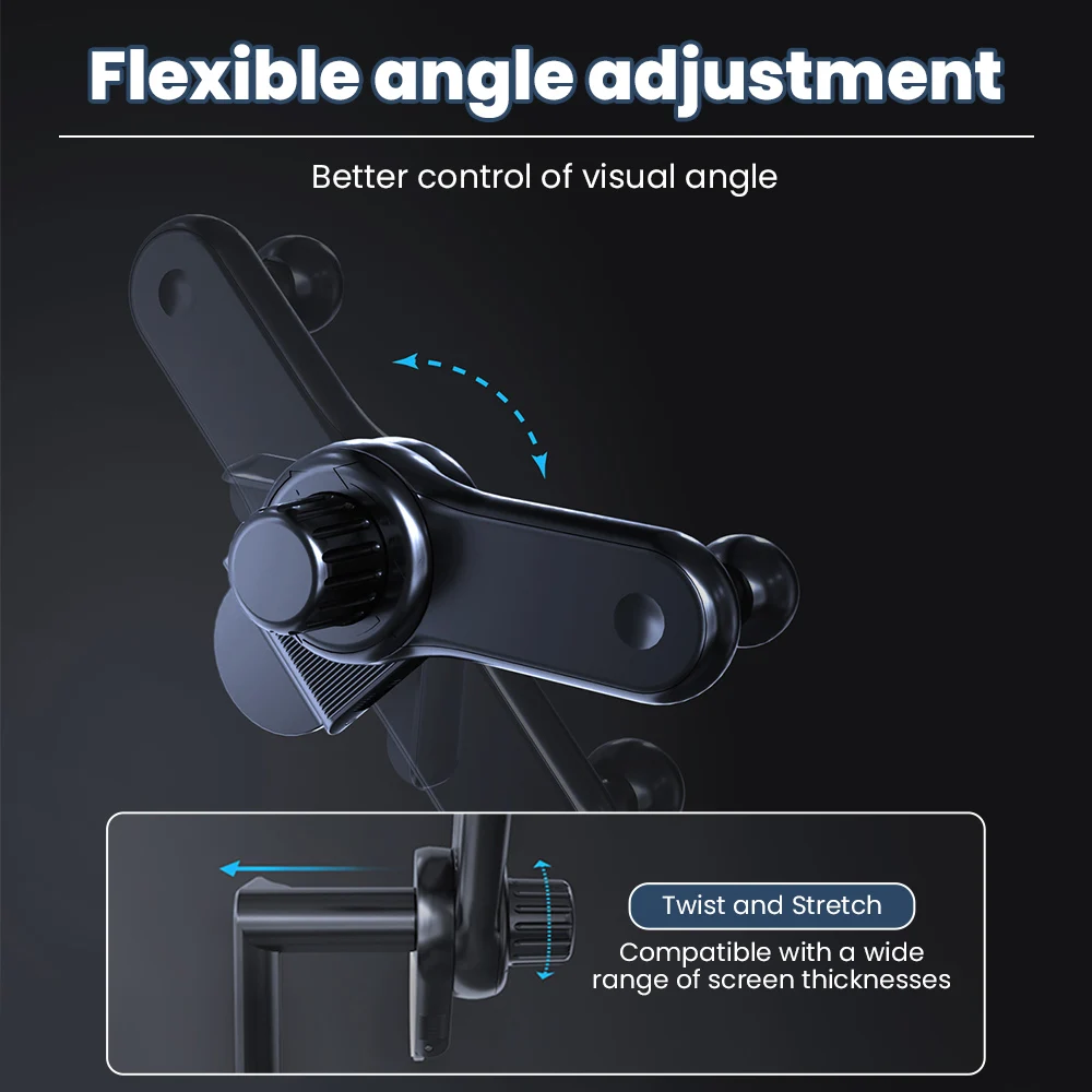 Soporte de teléfono con cabeza de bola para pantalla de visualización de coche, Base de teléfono Universal, accesorios de Base fija para Tesla Model