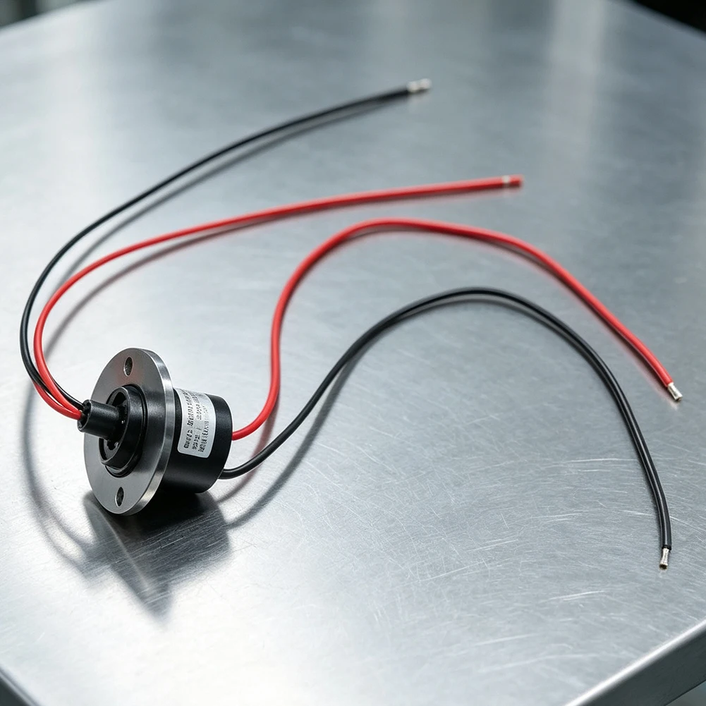Seamless Power Connectivity Rotary Connector 22mm Conductive Rotary Connector Color-coded Leads Compact Structure