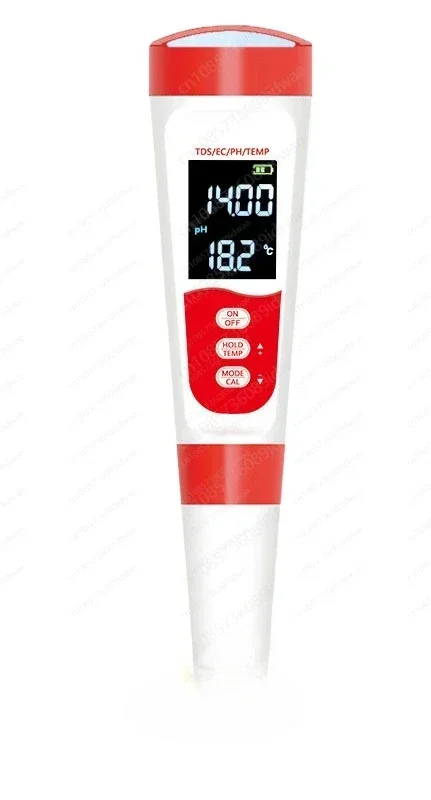 PH Meter Tds Meter Digital 4 In 1 PH EC TDS Temp Meter For Water Hydroponics, Waterproof And EC PPM Water Tester For Laboratory