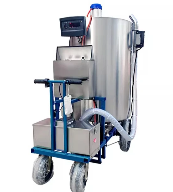 

Automatic pig farm porridge material mixer liquid feeding porridge material tank feed material line feeding truck