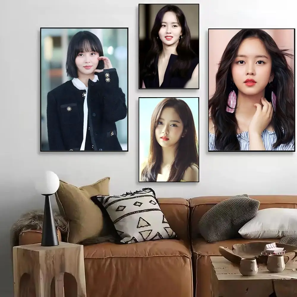 Korean Actor Kim So Hyun Poster Art HD Art Sticky Wall Waterproof Home Living Room Bar Decoration