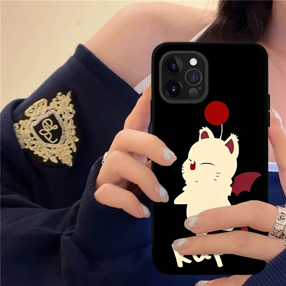 Moogle Final Fantasy Phone Case Silicone Soft for iphone 15 14 13 12 11 Pro Mini XS MAX 8 7 6 Plus X XS XR Cover