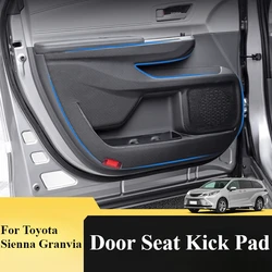For Toyota Sienna Granvia 2021-2024 Door Seat Kick Pad Modified Sticker Supplies Decorative Interior Modifications Accessories