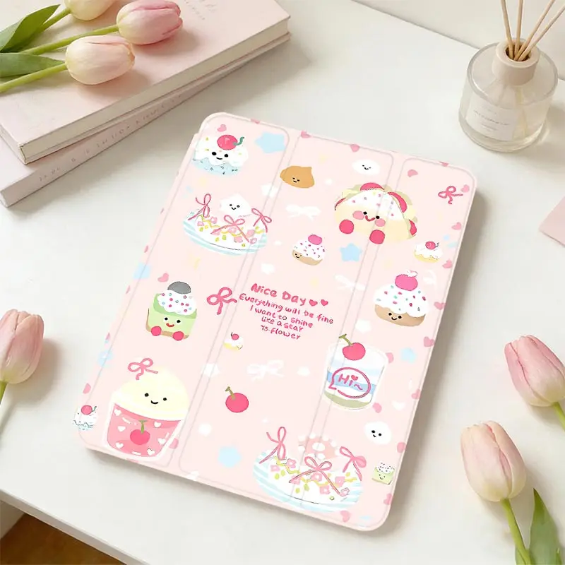Multi‑Angle Stand Tri‑Fold TPU Soft Shell For Xiaomi Pad 5/5Pro 6/6Pro 11 inch Redmi Pad SE 11 Xiaomi Pad 7/7Pro 8/8Pro 11.2