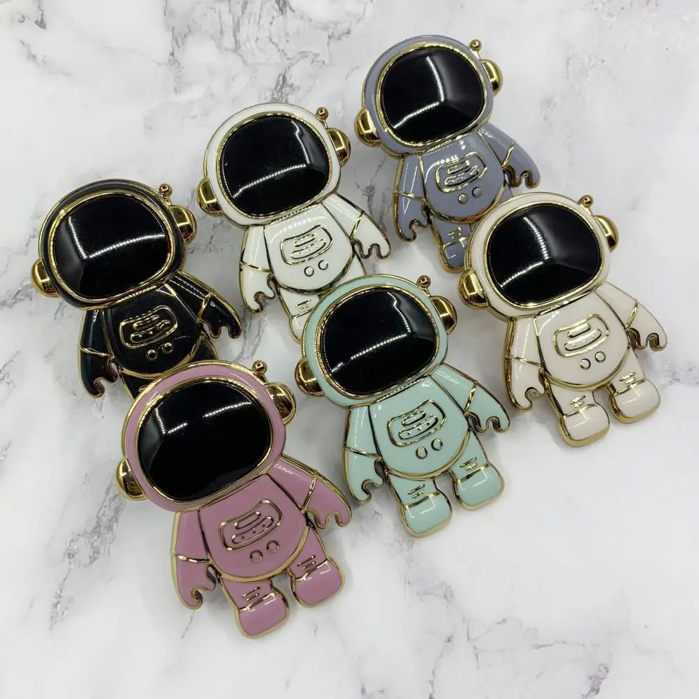 Smooth Surface Desktop Phone Bracket Multi-functional Support Cellphone Practical Folding Astronaut Desktop Phone Stand