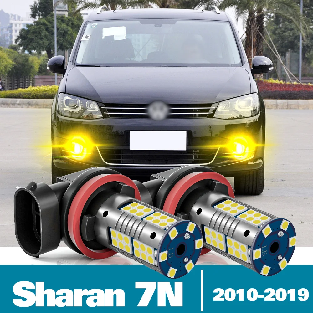 

2pcs LED Fog Light For VW Volkswagen Sharan 7N Accessories 2010 2011 2012 2013 2014 2015 2016 2017 2018 2019