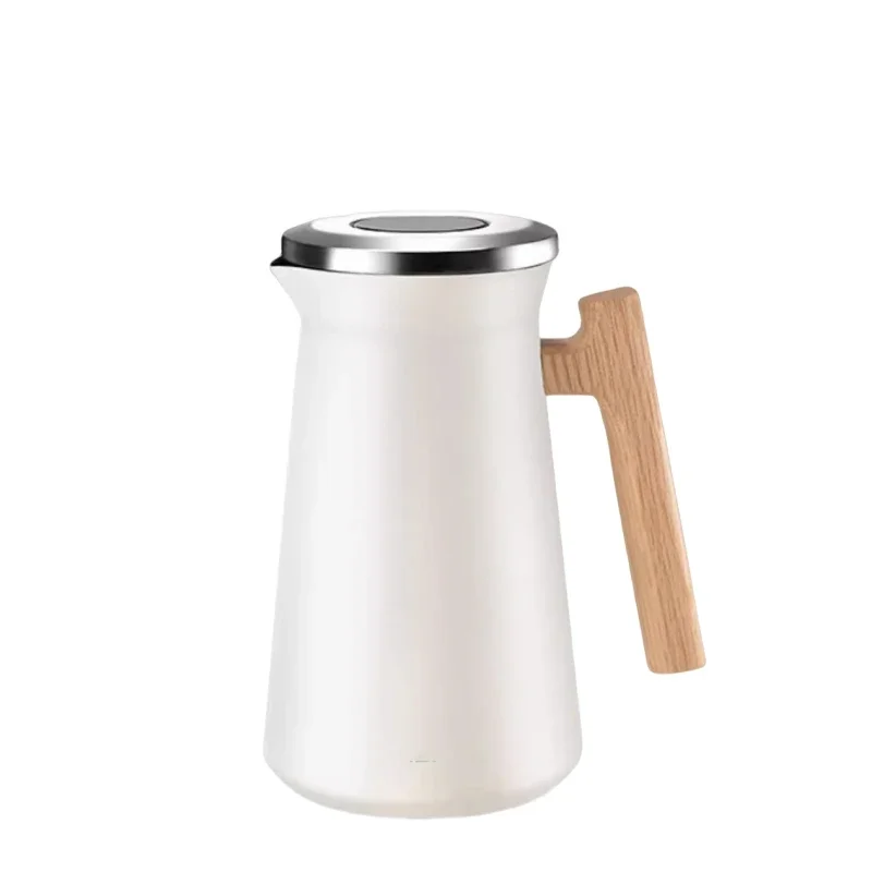 

Нержавеющая сталь 2025304, 1,0 л, наклонный деревянный изоляционный горшок, термос для домашнего офиса, бутылка для воды, портативный горячий чайник, большая емкость