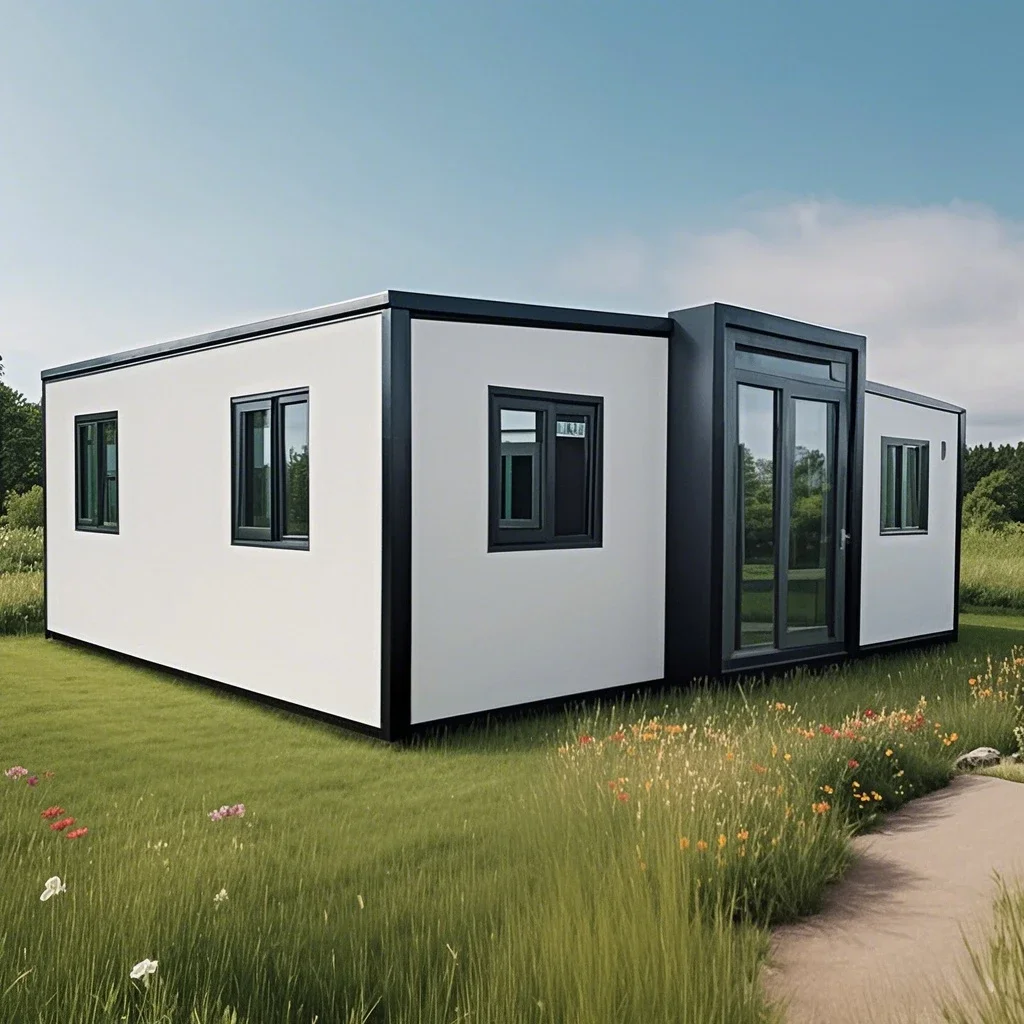 Modern Mobile Large Living Portable Prefab Flat Pack Container House  Expandable Houses Foldable and Easy to Transport