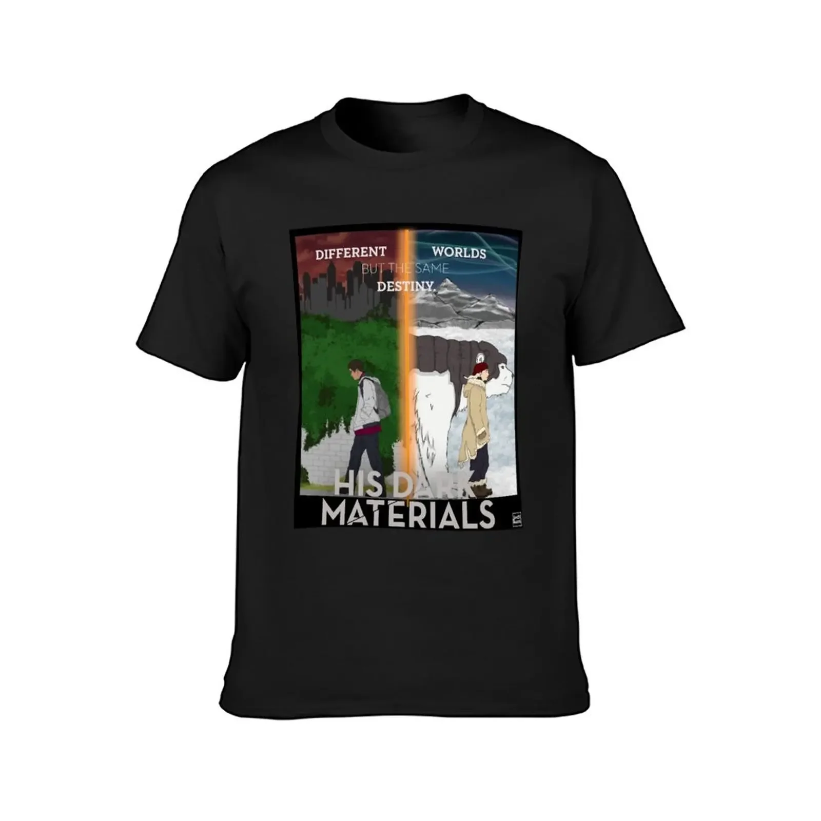 His Dark Materials Lyra & Will T-Shirt boys whites cotton graphic tees oversizeds mens champion t shirts