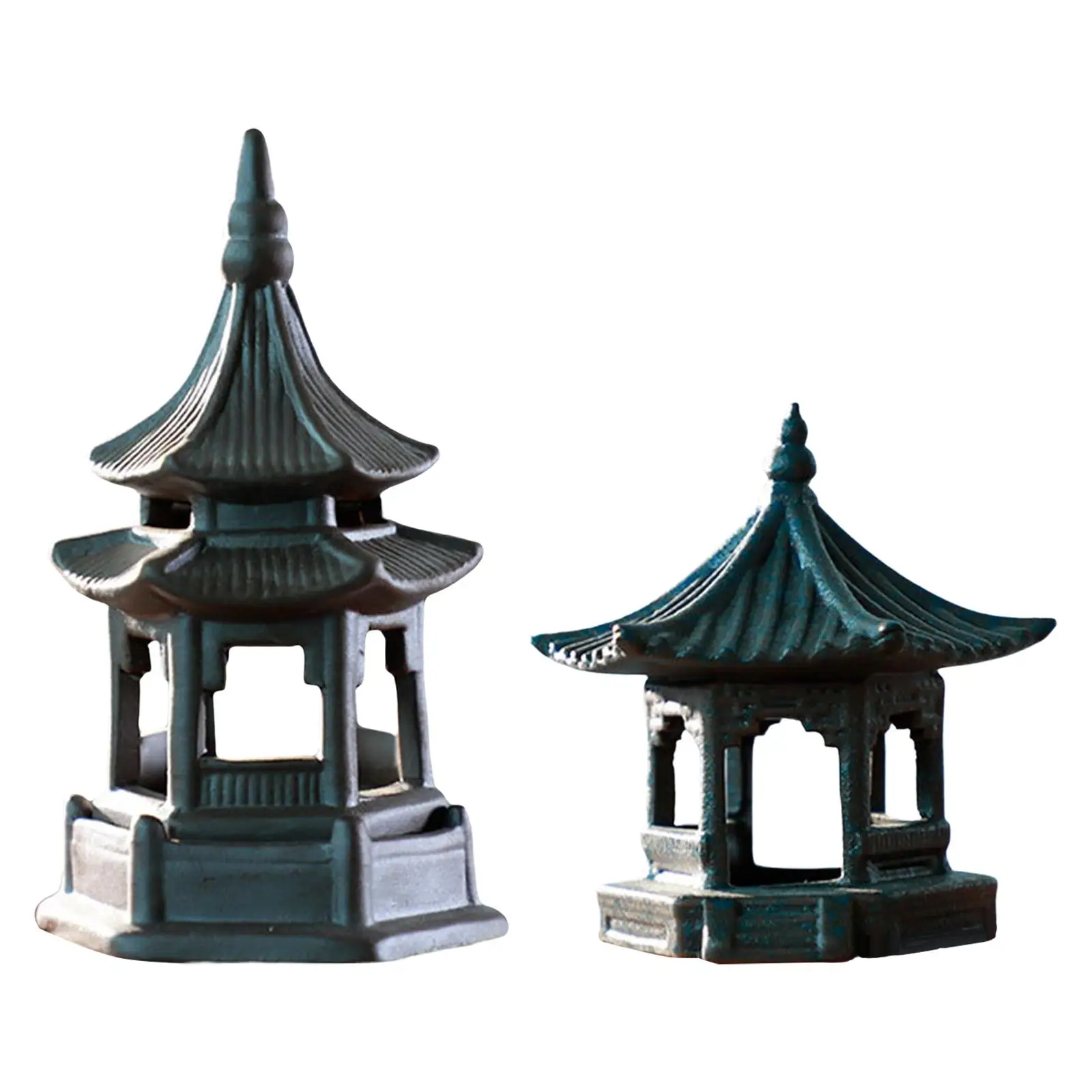 

Miniature Japanese Pagoda Lantern Mini Statue Garden Meditation Ornaments for