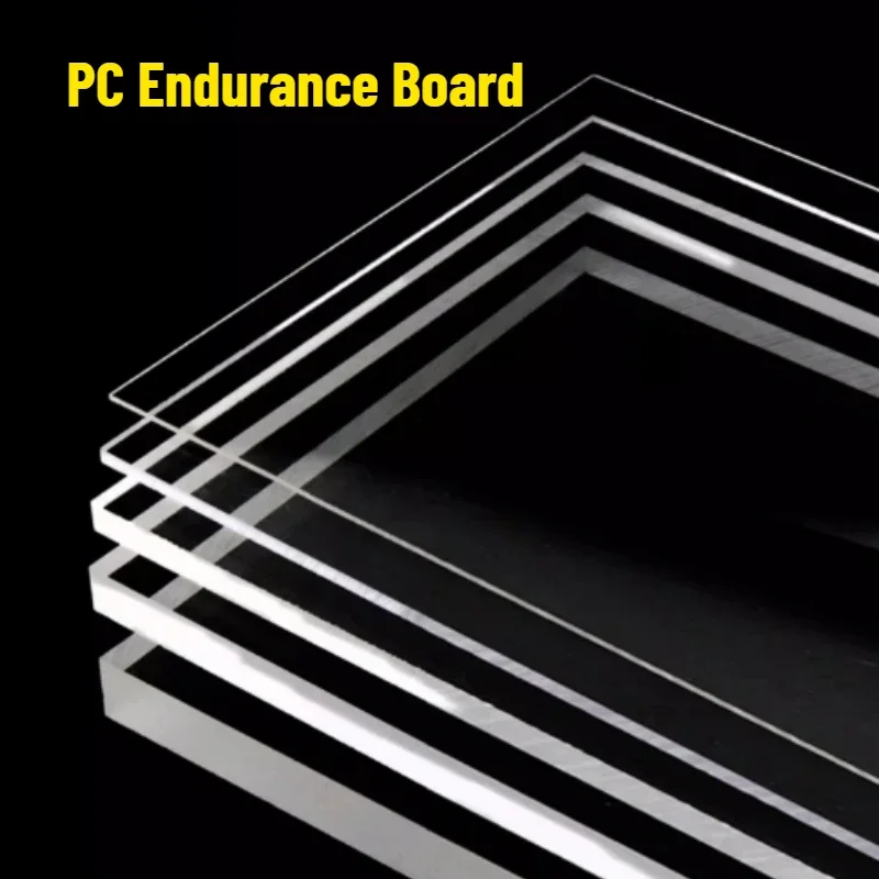 Klare Polycarbonatplatte PC Endurance Board 200x200-400x400mm Hartplastikplatte für Gewächshaus, Heimwerkerprojekte und Maschinenschutz – Detail 1