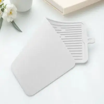 

Silicone Drying Mat Kitchen Counters Non Slip Dish Rack Pad Water Resistant Wine Glass Plates Easy Clean Home Use