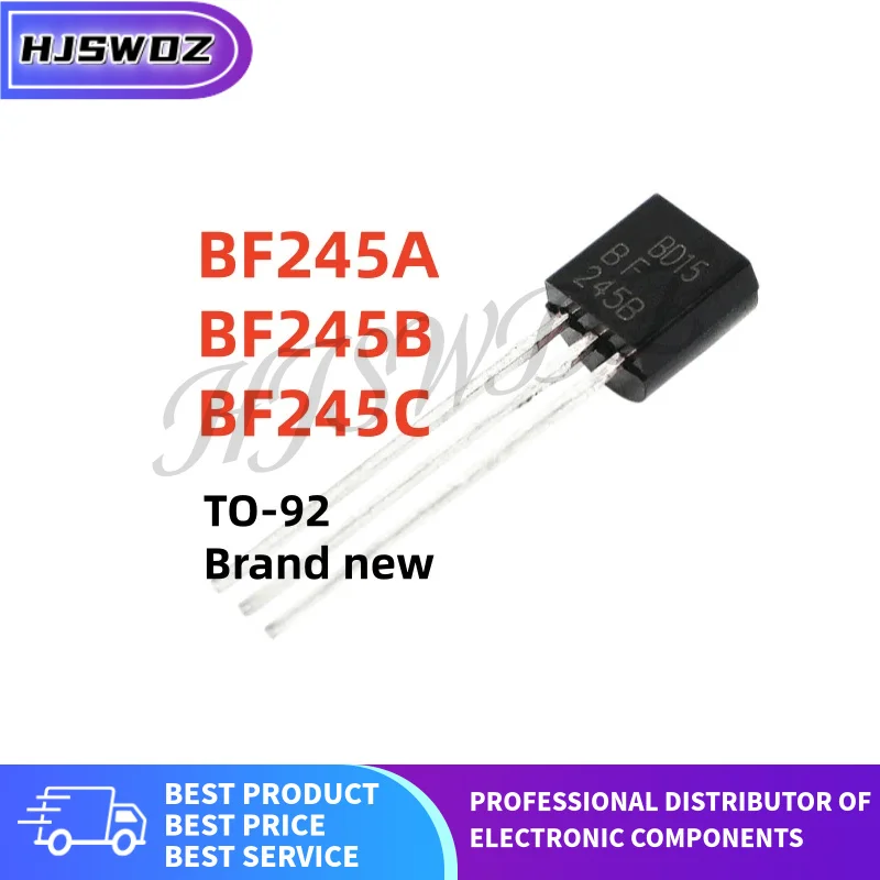 50PCS Brand New BF245A BF245B BF245C BF245 TO-92 Field Effect Triode transistor Best quality