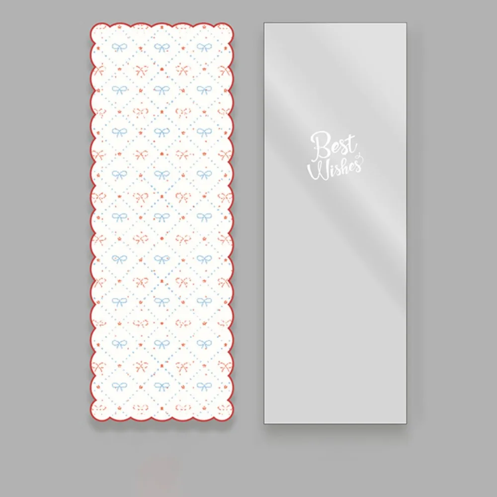 

10pcs/set Waterproof Flower Packaging Bags Transparent Colorful Bouquet Wrapping Bags Blessing Romantic Rose Packaging Sleeve