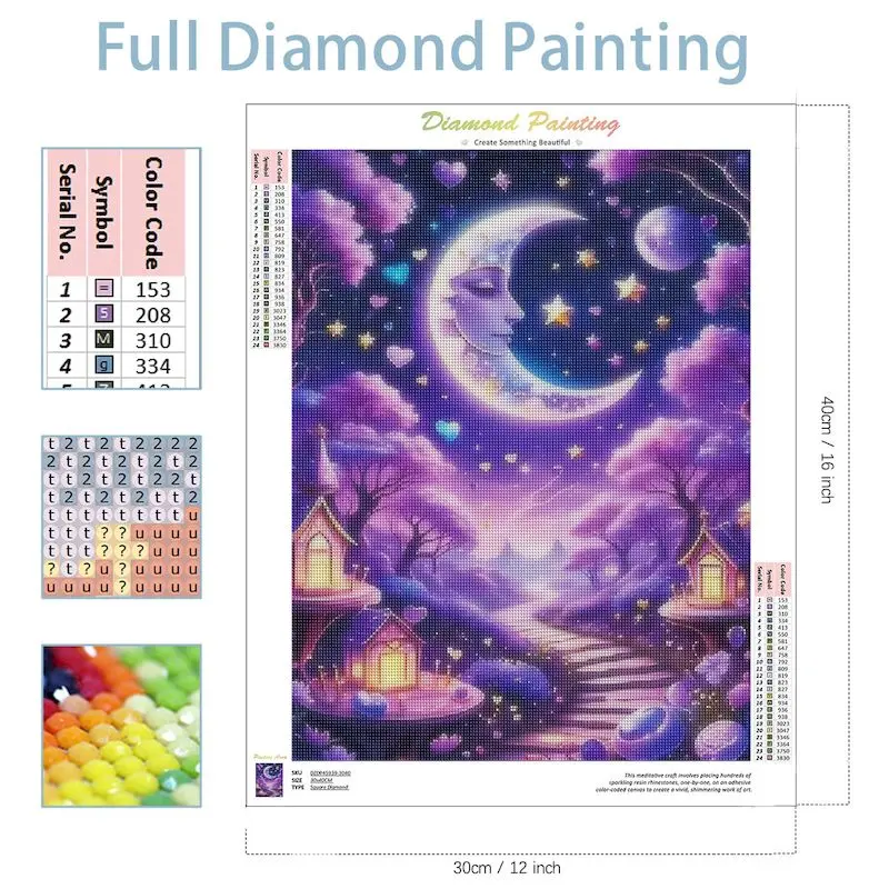 GATYZTORY 5D Rhinestone Crystal Decor Diy Diamond Painting 