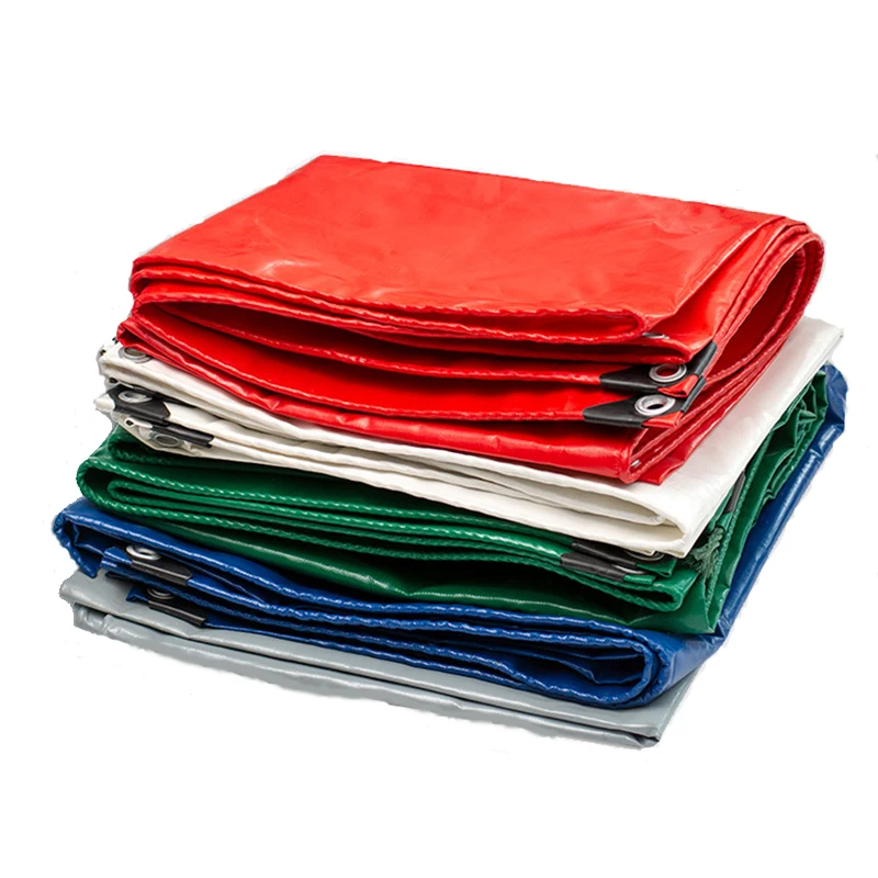 

【From China】PVC Tarpaulin Poly Woven Waterproof Tarp Heavyweight Durable Roof Cover Tarps Outdoor Tarpaulins for Tents Truck Cov
