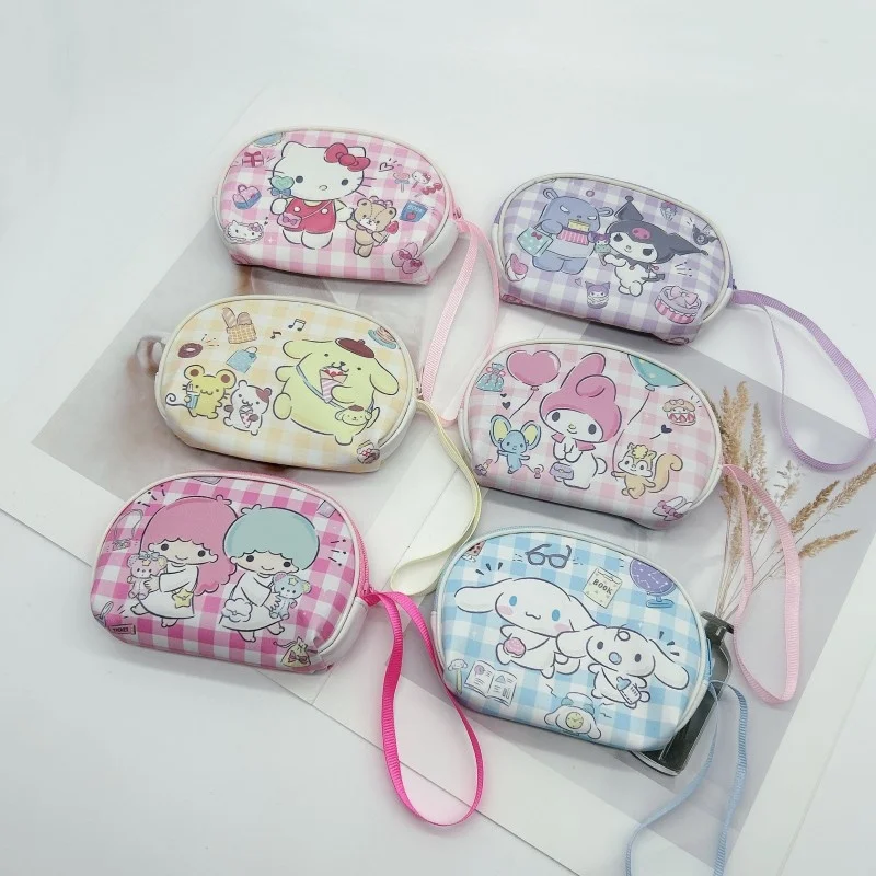 

24 шт./лот Sanrio Melody Kuromi пенал Cute Kitty Cinnamoroll сумка-карандаш портмоне канцелярские принадлежности подарок школьные принадлежности
