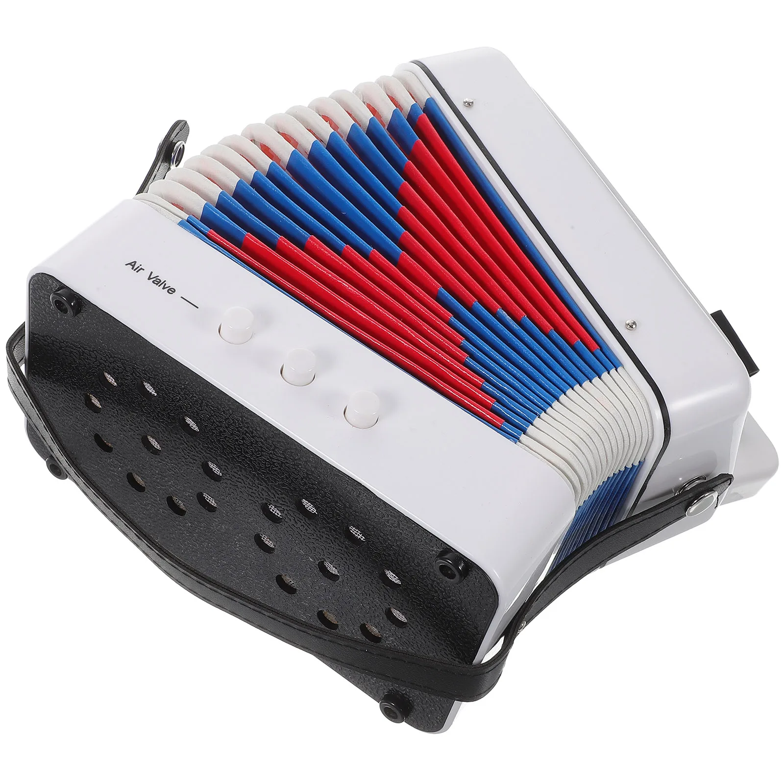

Lovely Accordion Beginner Musical Instrument Baby Educational Plaything Lightweight Portable Abs Durable 7 Key