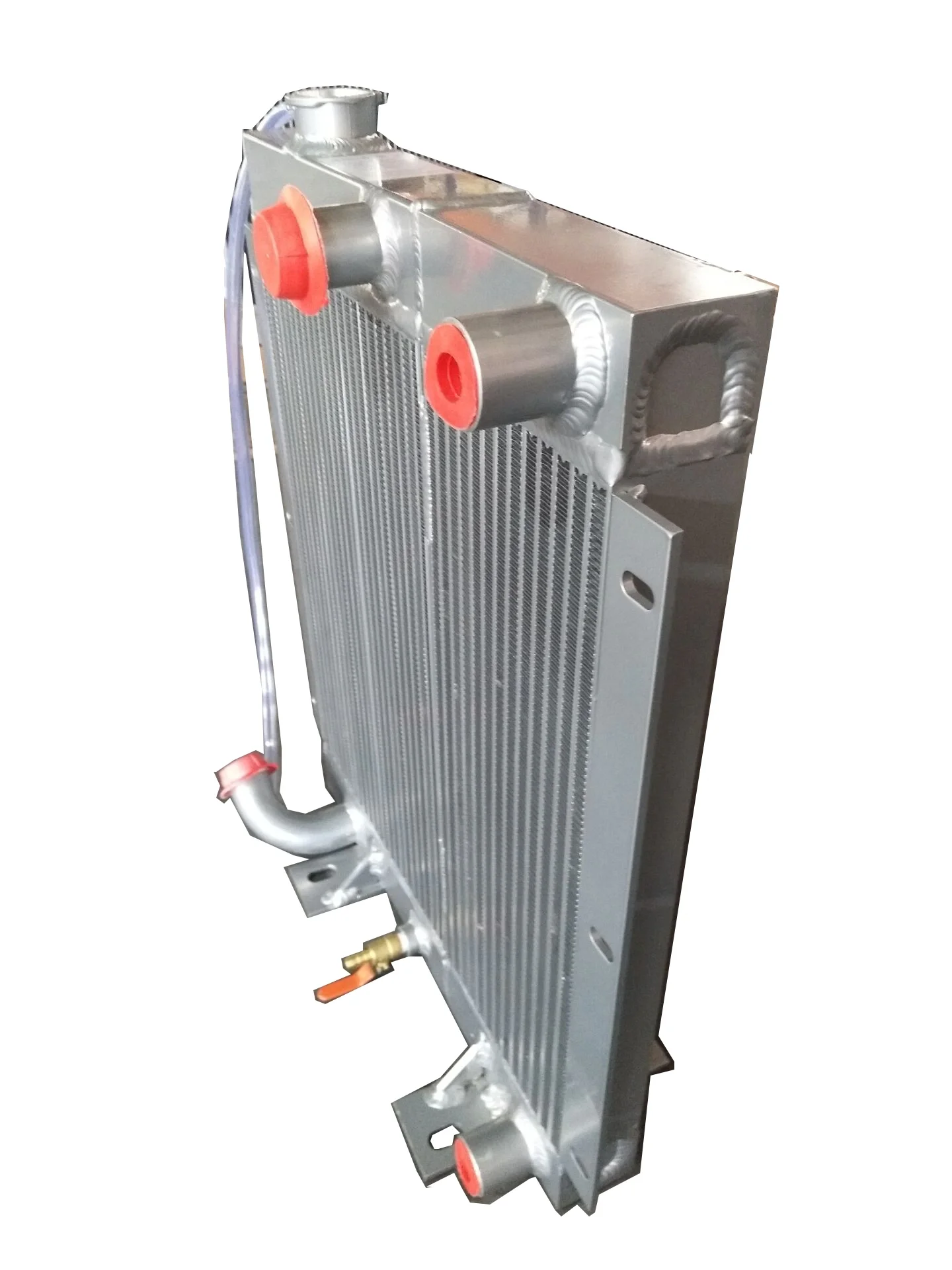 Pendingin Penukar Panas Radiator Udara Sirip Pelat Batang Aluminium