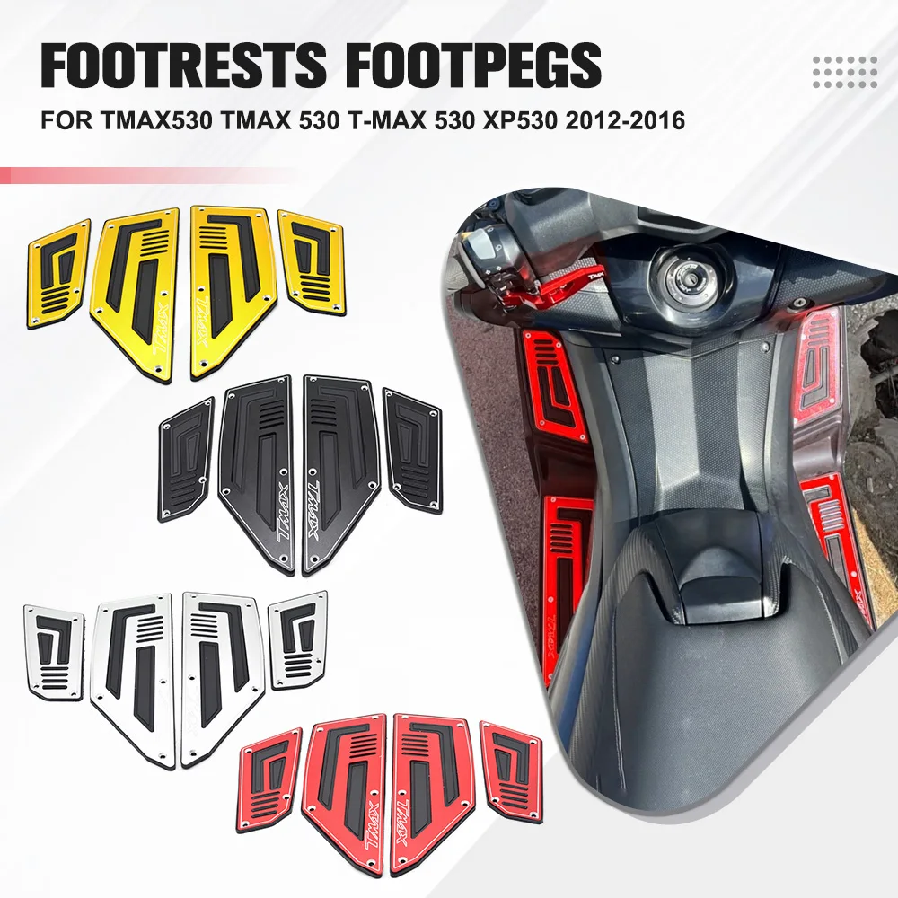 

Для YAMAHA TMAX 530 T-MAX 530 2012 2013 2014 2015-16 мотоциклетные подножки, ступеньки для ног, подножки для мотоцикла, накладки на пластины TMAX530