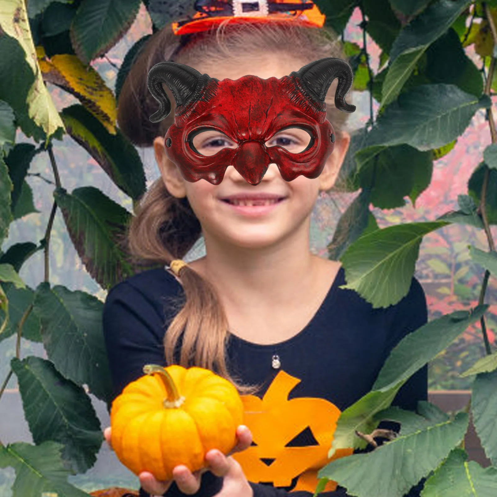 Mask Halloween Scary Ghost Masquerade Half Face Cosplay Costume Props Party Accessories