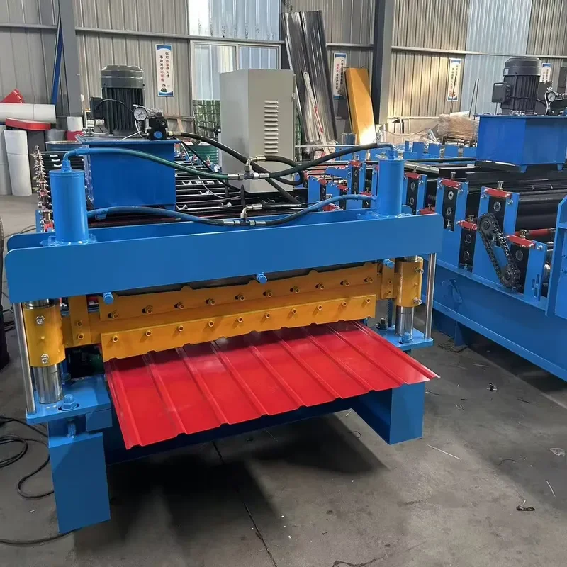 CE Certification Reliable Quality 7-10 Rows Axles Automatic CNC Cutting 380V 50Hz for Metal Roofing Production 3KW Roof Tile