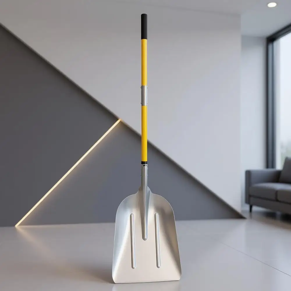

Snow Removal Shovel with Large Capacity, Fiberglass Handle, 56 Inches