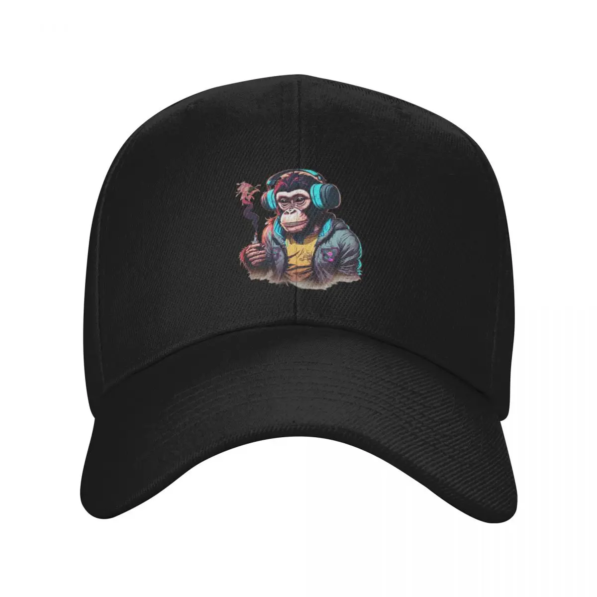 

anime animal monkey Baseball Cap Unique hats Anime Hat Thermal Visor tea Hat Golf Wear Men Women's