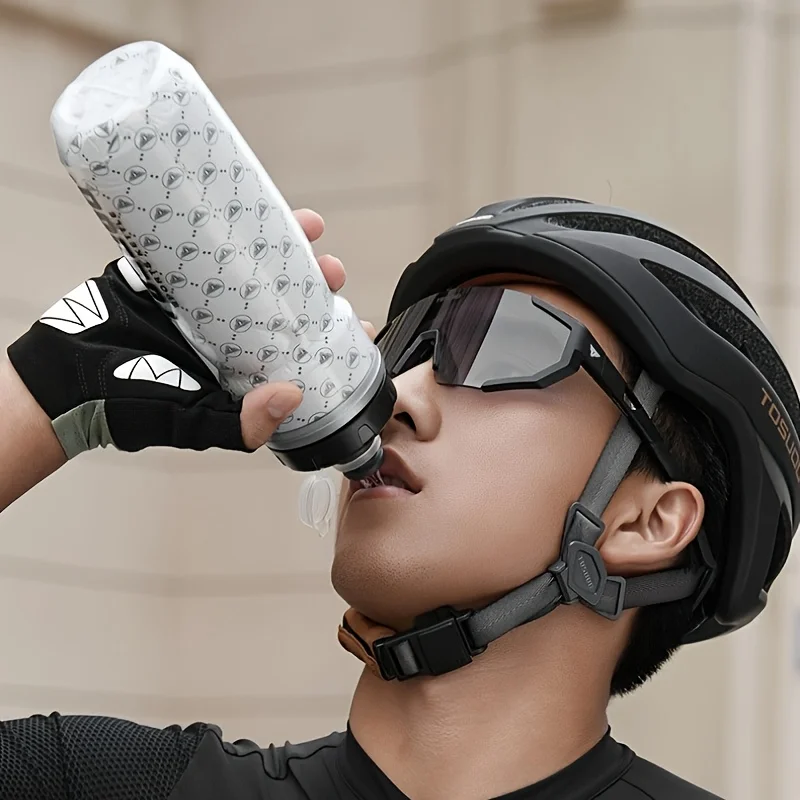 زجاجة مياه حرارية مزدوجة الطبقة من TOSUOD، تحافظ على ساخن وباردًا ومحمولة لمعدات ركوب الدراجات في الهواء الطلق على الطرق MTB