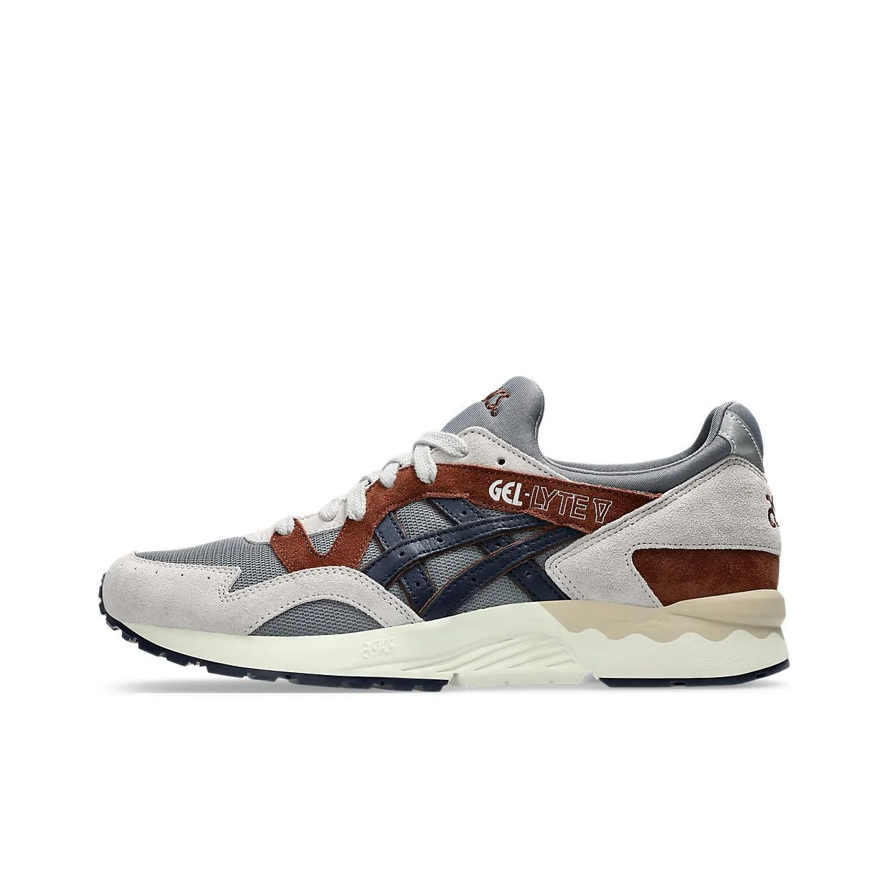 ASICS Gel Lyte 5 Running Shoes Unisex Low Top Gray 1203A344-020