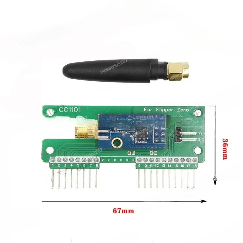 

Флиппер Zero CC1101, субГГГц, 433 МГц