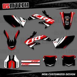 DSMTECH For Honda 450 CRF 2005 2006 2007 2008 TEAM GRAPHICS BACKGROUNDS DECALS STICKERS Kits For Honda CRF450R CRF450