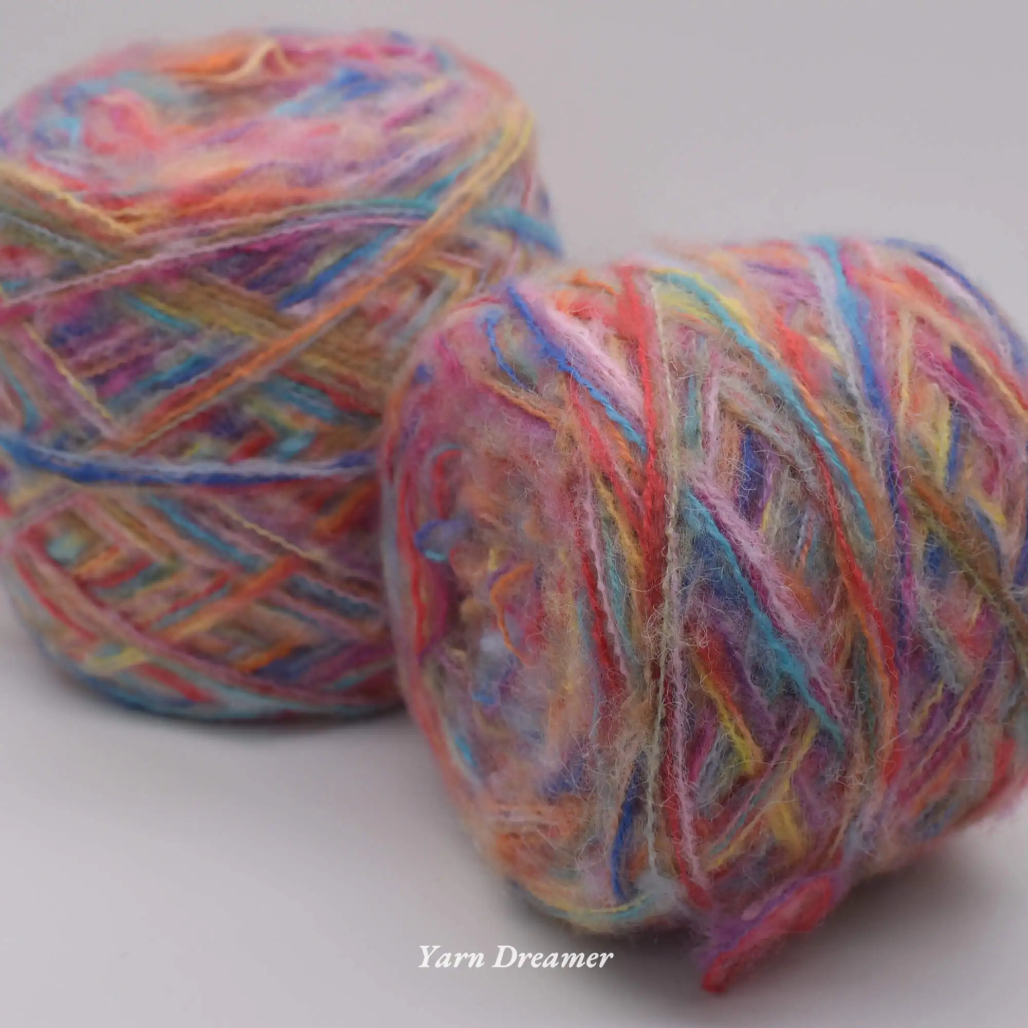 100g Rainbow Color Wool Yarn for Knitting Hand Bag Space dyed yarns for knitting and crochet Fancy Yarn art