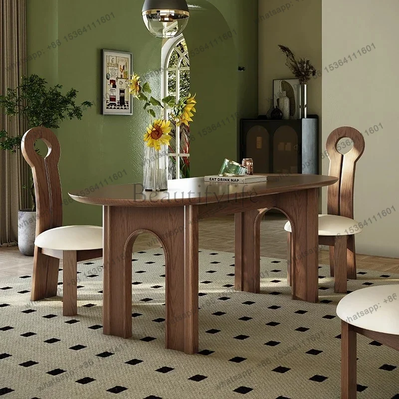 Mid Century Luxury Dining Table Balcony Nordic Study Dressing Dining Table Salon Restaurant Mesas De Comedor Kitchen Furnitur