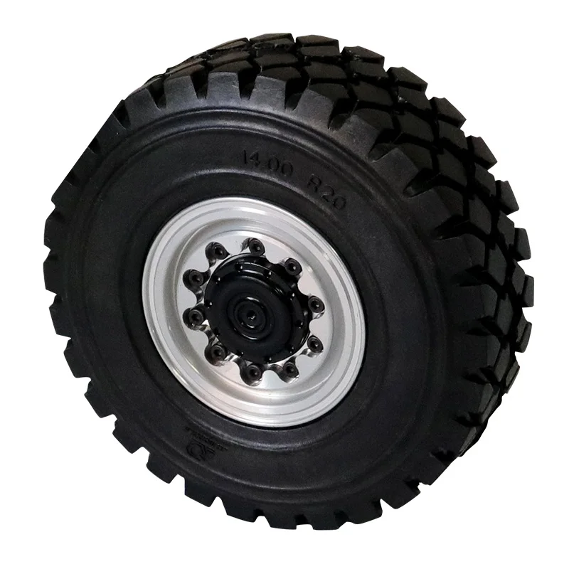 Maßstab 1:14 2 Stück Metallsimulation Vorderreifennabe für Tamiya RC Truck SCANIA 770S R620 VOLVO BENZ Arocs MAN TGX Auto JDM-83