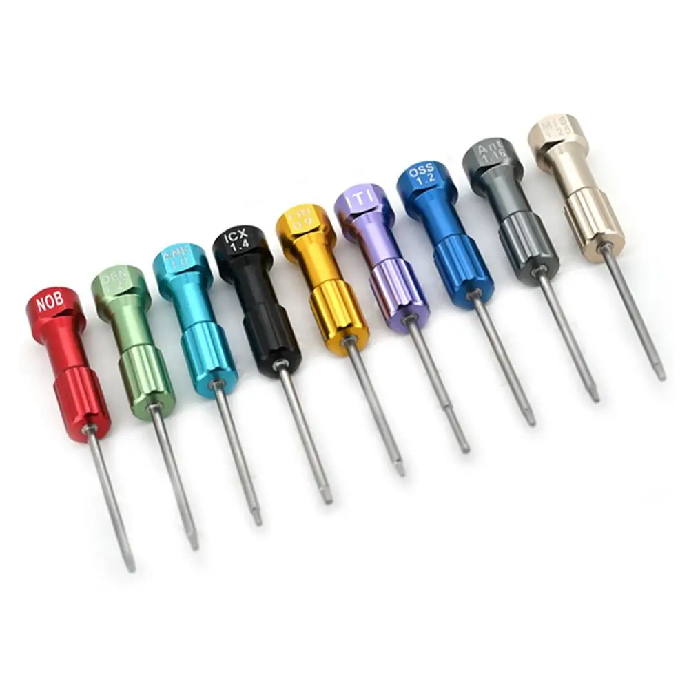 Afbeelding 4: Duurzame 6,2 cm technicus schroevendraaier, meerdere kleuren, DIY microschroevendraaier, implantaat roestvrijstalen schroevendraaier, tandtechnisch laboratorium