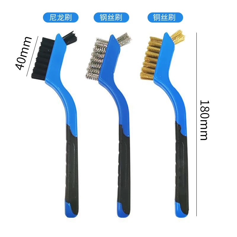 Wire Cleaning Brush Car Chain Tires Stainless Steel Bristles Rust Dirt Paint Scrubbing Brush Kitchen Gas Stove Wash Tools