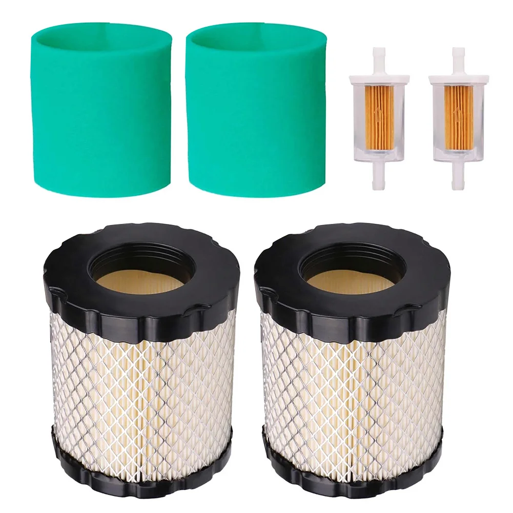For Lawn Mower Filter Kit 798897 Air Filter 2 pcs 593217 Pre Filter 2 pcs 845125 Fuel Filter 2 pcs BS 44Q977 MIU13120
