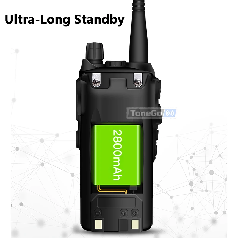 1/2 قطعة Baofeng UV-82 اسلكية تخاطب 5/8 واط ثلاثي الطاقة راديو FM نوع-C شاحن مزدوج PTT ثنائي النطاق VHF/UHF اتجاهين التمويه للصيد
