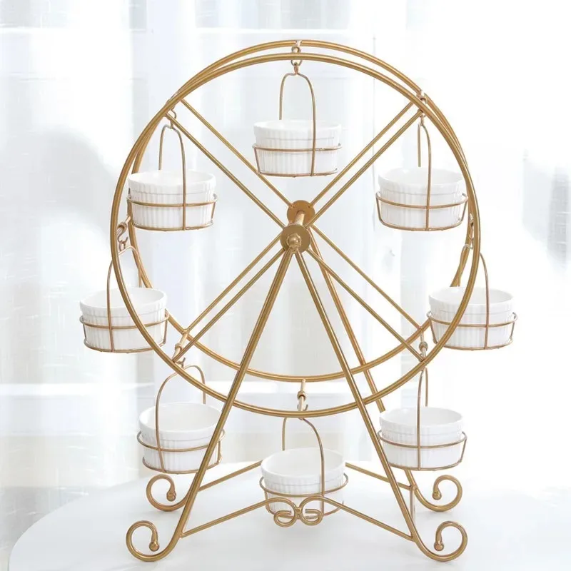 Cake Tray Dessert Shelf Ferris Wheel Dessert Table Ornaments Display Wedding Props