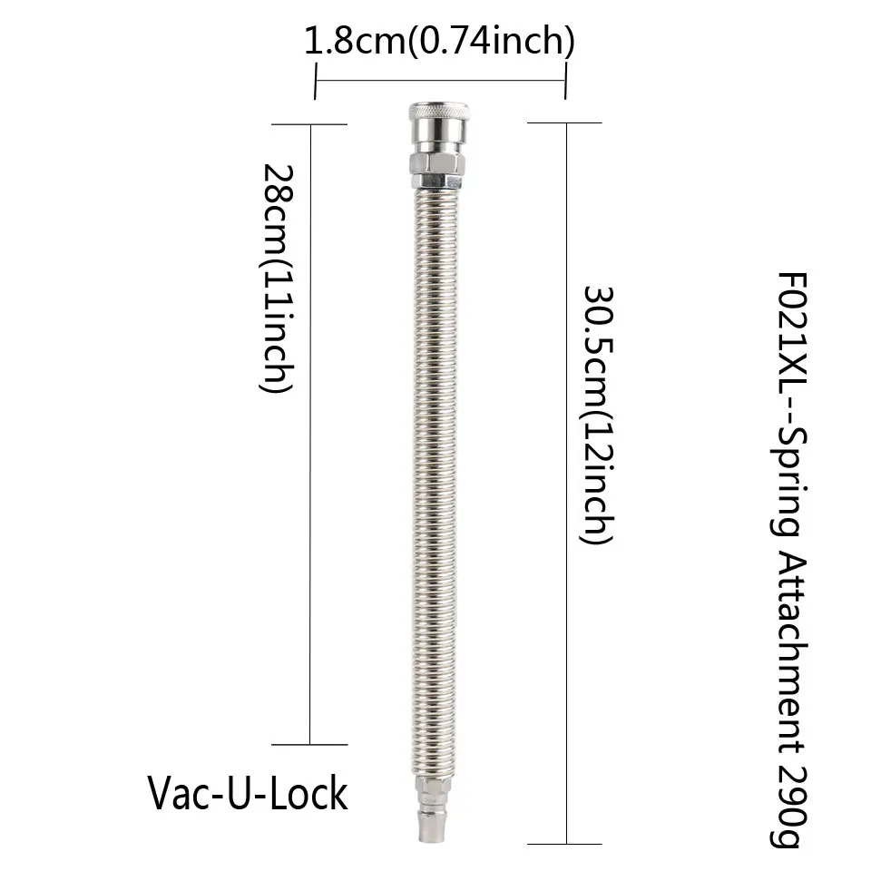 FREDORCH Sex Machine Attachment For Quick Air Connector Masturbation Machine Vac-U-Lock Metal Accessories Automatic Vibrator