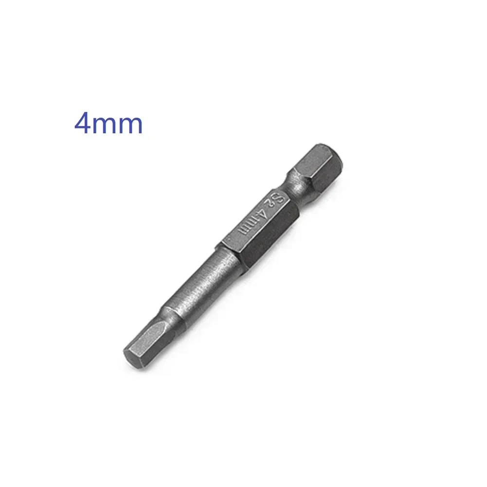 Punta per cacciavite da trapano Vite rapida di potenza 1 pz Cambia esagonale magnetico argento codolo esagonale lunghezza 50 mm 6,35 mm 1 4 pollici