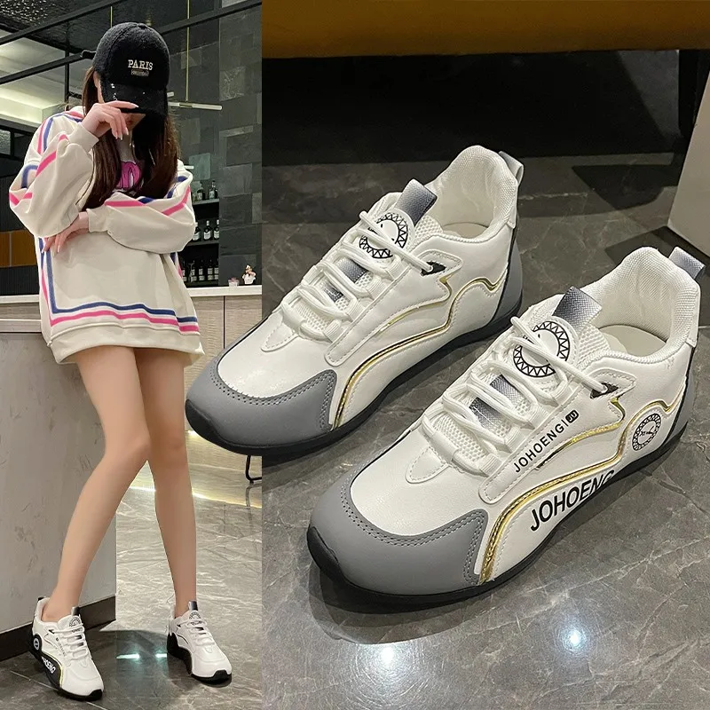 New autumn and winter women's casual sports shoes versatile soft soles old-school shoes high-value shoes